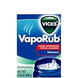 Vicks VapoRub Cough Suppressant/Topical Analgesic, Ointment, 3.53 oz.