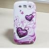 Bingsale� Handy Tasche Protector Cover Case Samsung Galaxy S3 SIII I9300 i9300 H�lle - Gel / TPU Schutzh�lle - Schmetterling Liebe Herz / Butterfly Lover Heart + Displayschutzfolie Samsung Galaxy S3 Schutzfolie