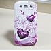 Bingsale� Handy Tasche Protector Cover Case Samsung Galaxy S3 SIII I9300 i9300 H�lle - Gel / TPU Schutzh�lle - Schmetterling Liebe Herz / Butterfly Lover Heart + Displayschutzfolie Samsung Galaxy S3 Schutzfolie