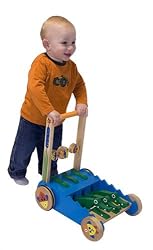MELISSA & DOUG WOODEN CHOMP CLACK ALLIGATOR PUSH TOY