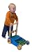 MELISSA & DOUG WOODEN CHOMP CLACK ALLIGATOR PUSH TOY