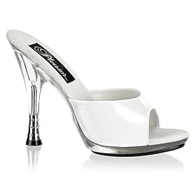 Pleaser Shoes Women�s GLITZY-501 5 Heel Open Toe Mule, Available in 8 Colors
