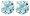 14k White Gold 5mm Aquamarine Round Stud Earrings