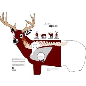 Click here to buy Hoppe's Critter Paper Targets - Big Buck, Deer, 28X28-Inch.
