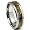 Tungsten Carbide Earth Riverstone Inlay Wedding Band Ring Sz 7.0 SN#601