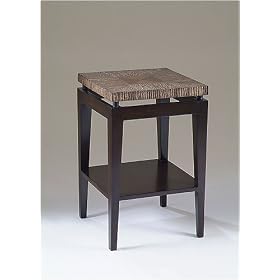 Powell Finishing Touches Square Accent Table with Floating Top by AtHomeMart