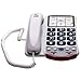 Ameriphone P300 Phone with 18-dB Amplification and Photo Speed Dial (White)