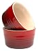 Le Creuset Stoneware 7-3/4-Ounce 2-Piece Ramekin Set, Red