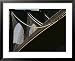 Cables lead to two of the huge arches which distinguish this bridge Framed Art Poster Print by Robert Madden, 31x25