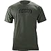 Vintage Army Ranger Badge Subdued Veteran T-Shirt (M, Green)
