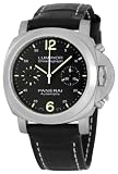 Panerai Men's M00310 Luminor Chrono Black Dial Watch