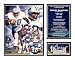 Barry Sanders - NFL Hall Of Fame Sports Matted Poster Print, 14x11