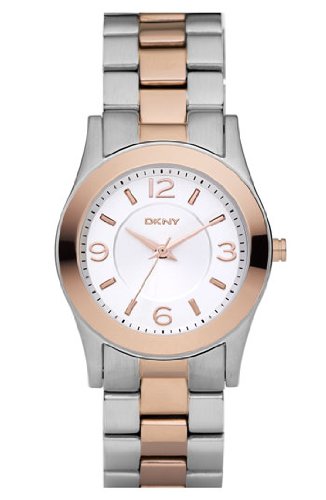 DKNY Silver Dial Two-tone Ladies Watch NY8232