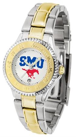 Southern Methodist Mustangs SMU NCAA Womens Competitor Two-Tone Watch