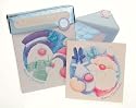 Glitter Santa/Reindeer And Snowman/Penguin Christmas Cards 12/Box (TLCF)
