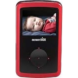 Memory Kick 30 GB MediaCenter Portable Multimedia Photo Viewer & Manager with USB 2.0 Interface - Red