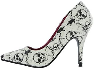 Iron Fist Inked Up Ivory Pointed Toe Heels (10)