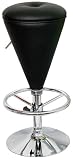 Black Licorice Sugar Cone Adjustable Bar or Counter Stool B001BZDULY