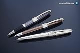 Cross Apogee II Fountain Pen - Frosty Blue Steel, Fine Nib AT0126-6FD