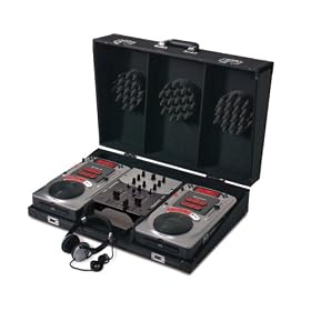 Fusion 494 DJ Console Twin CD Mixer and Case