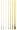 Chart tape, Single, Metallic, Gold, 9/32" x 324"