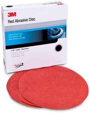 3M(TM) Red Abrasive Hookit(TM) Disc, 01677, 8 in, P80 D Weight, 25 discs per box