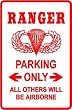 RANGER PARKING elite force airborne NEW sign