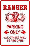 RANGER PARKING elite force airborne NEW sign