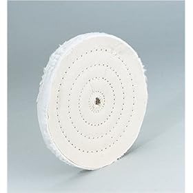 Woodstock International H4694 8 x 40 Ply x 5 8 Loose Muslin Buff Wheel, 4,000 RPM by Woodstock International