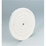 Woodstock International H4694 8 x 40 Ply x 5/8 Loose Muslin Buff Wheel, 4,000 RPM