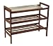 Winsome Wood Shoe Rack, Antique Walnut