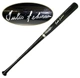 Rawlings Black Big Stick Bat signed by Atlanta Braves Julio Teheran - Autographed MLB Bats