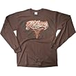 Fly Racing Custom Men's Long-Sleeve Casual Shirt - Brown