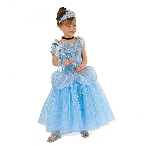 Cinderella Deluxe Costume Gown (Medium 6x-8)