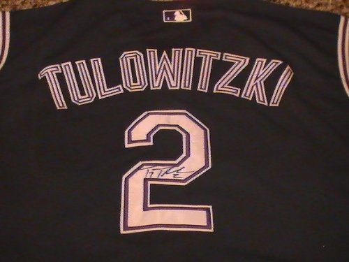 TROY TULOWITZKI SIGNED AUTOGRAPHED JERSEY COLORADO ROCKIES COA + PROOF PHOTO