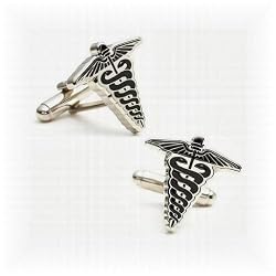 Caduceus Cufflinks
