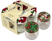 Mason Jars - 236 mL - Poinsettia