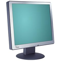 Fujitsu  T17-2 43,2 cm (17 Zoll) TFT Monitor silber/schwarz 8ms Reaktionszeit