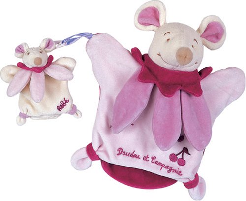 Childrens Toyshop  Toys : Collector Puppet Cherry Mouse and Baby Puppet 24cm PUP1634 Shreds