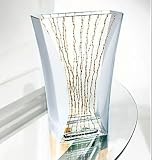 Tall Vase with Gold Accent