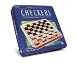 Wood Checkers in Tin