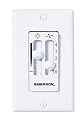 Emerson SW90W Dual 4-Speed Fan & Light Dimming Wall Control