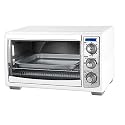 Black & Decker 4-Slice Convection Toaster Oven - White
