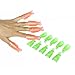 Kingfansion 10PC Plastic Nail Art Soak Off Cap Clip UV Gel Polish Remover Wrap Tool