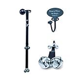 Mighty Paw Tinkle Bells, Premium Quality Dog Doorbells, Housetraining Doggy Door Bells for Potty Training, Includes Free Wall Hook
