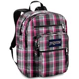 JanSport Big Student Backpacks,New Storm Grey Duke Plaid