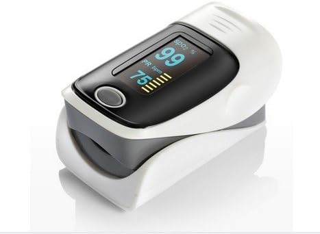 iSenser Deluxe Fingertip Pulse Oximeter, Spo2 Monitor, Pulse Oximetry (Gray)