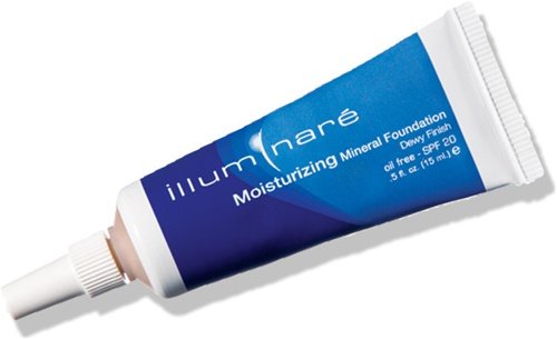 Illuminare Moisturizing Mineral Foundation Makeup SPf 20 Dewy Finish 15ml (Amalfi Alabaster)