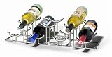 EURO Chrome 7 Bottle Metal Wine Rack
