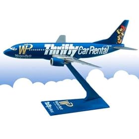 Western Pacific Thrifty Car Rental B737-300 Desktop Model